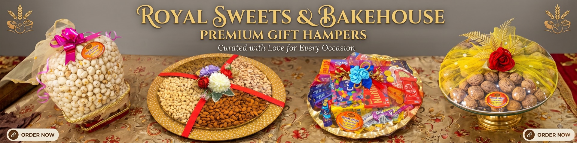 Royal Sweets & Bakehouse — Premium Gift Hampers